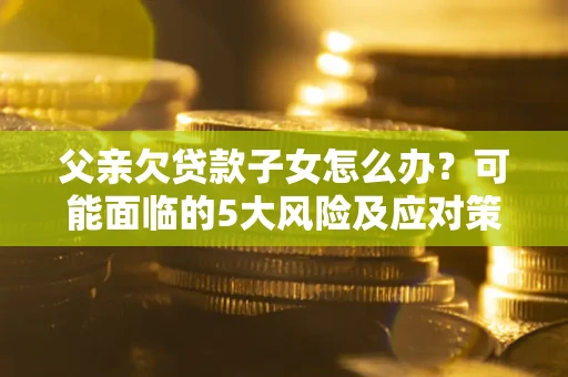 北京父亲欠贷款子女怎么办？可能面临的5大风险及应对策略