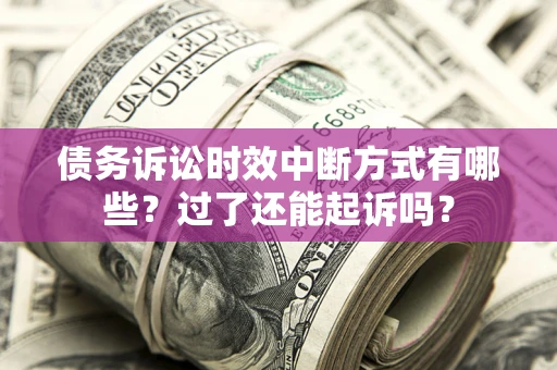 北京债务诉讼时效中断方式有哪些？过了还能起诉吗？