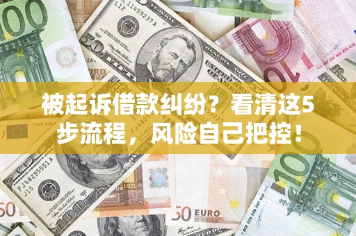 北京被起诉借款纠纷？看清这5步流程，风险自己把控！